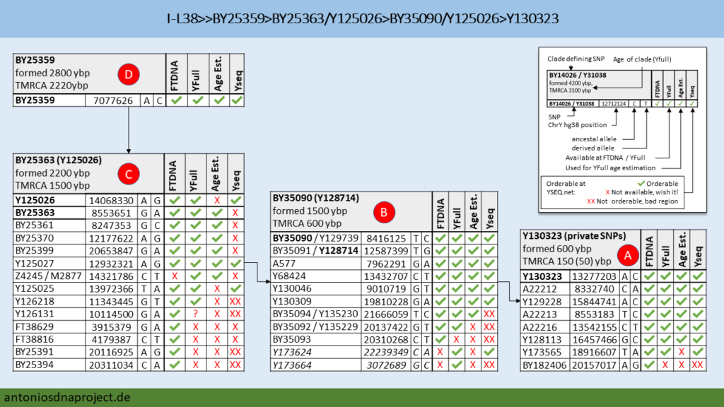 fig. 1: List of SNPs, I-L38 >> BY25359